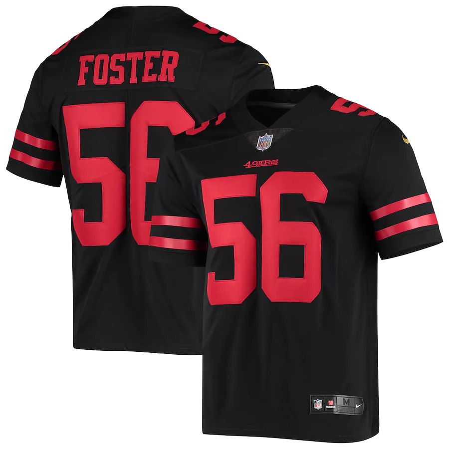 Men San Francisco 49ers #56 Reuben Foster Nike Black Vapor Limited Player NFL Jersey->san francisco 49ers->NFL Jersey